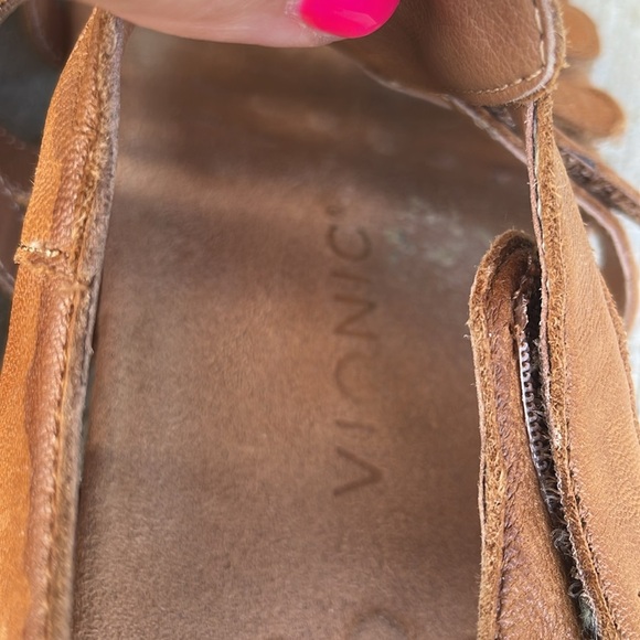 Vionic Harissa Brown Leather Gladiator Sandals Women’s Size 9 Adjustable Straps - Picture 3 of 5